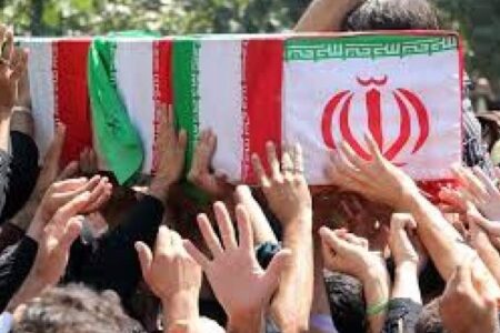 مراسم تشییع پیکر سرباز شهید «محمد رودابی»