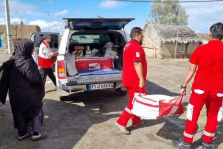 امدادرسانی به بیش‌از ۱۵۰۰ نفر متأثر از سیل