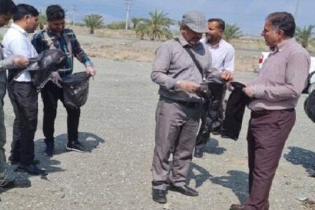 اجرای برنامه کمپین بدون زباله در کهنوج