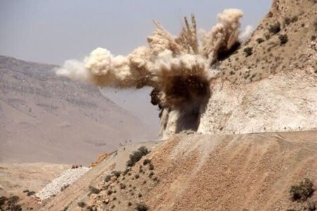 مسدودی مسیر در محور روستایی ساردوئیه جیرفت