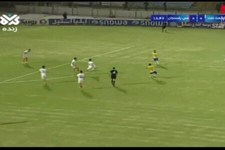 گل اول صنعت نفت به مس رفسنجان با سوپرگل علی یوسف