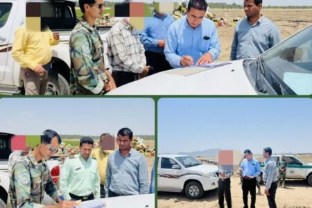 بیش از ۲۶ هکتار از اراضی ملی شهرستان عنبرآباد رفع تصرف شد