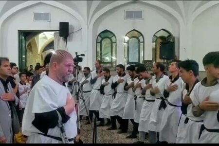 عزاداری مردم خانوک برای شهید جمهور ابراهیم رئیسی و همراهانش