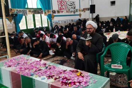 تشییع پیکر مطهر شهید گمنام در کوهبنان