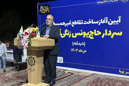 عملیات ساخت تقاطع غیرهمسطح شرف‌آباد کرمان آغاز شد