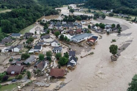 سیل در آلمان دست‌کم پنج کشته بر جا گذاشت