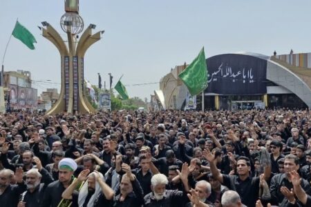 عزاداری باشکوه مردم بم در عاشورای حسینی