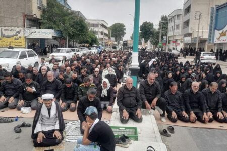 عزاداری باشکوه بافتی‌ها در عاشورای حسینی