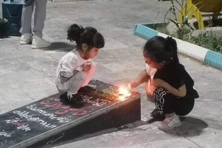 شام غریبان حسینی در گلزار شهدای بافت