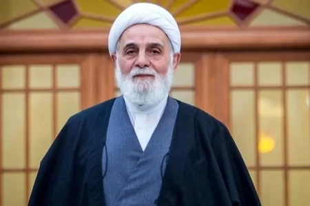 حضور ناطق نوری در صف رای‌دهندگان حسینیه ارشاد+عکس