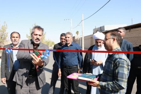 به مناسبت هفته دولت؛آسفالت و زیرسازی بلوار علی آباد علیا بخش فردوس رفسنجان بهره برداری شد | اخبار رفسنجان