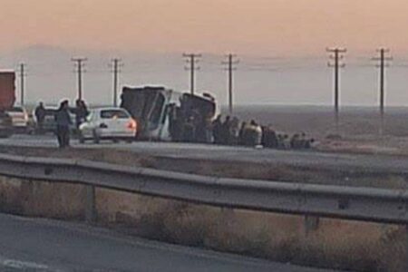 ۸ کشته و مصدوم در واژگونی اتوبوس | خبر کرمان