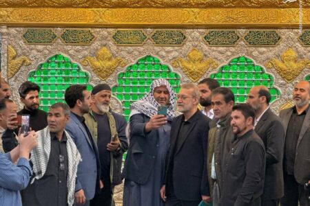 حضور علی لاریجانی در حرم حضرت زینب (س) | اخبار اصلاحات