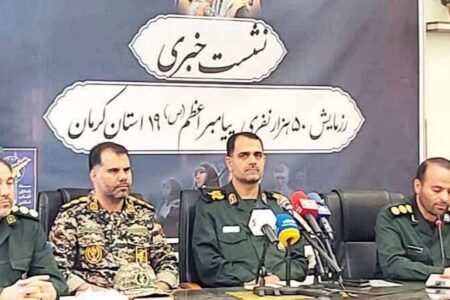 حضور۵۰۰۰۰ نفر از گردان‌های مردم‌پایه کرمان در رزمایش پیامبر اعظم | خبر کرمان