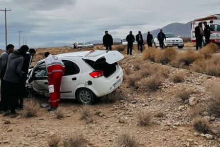 واژگونی خودرو در محور نی‌ریز-سیرجان با یک فوتی و یک مصدوم | خبر کرمان