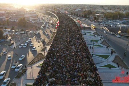 افتتاح روگذر سردار شهید نعمتی با حضور جمعیت ۲۰ هزار نفری مردم رفسنجان | اخبار رفسنجان