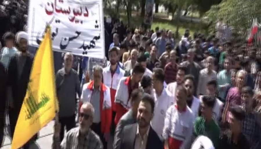 اجتماع مردم راور در حمایت از مظلومان غزه | اخبار استان کرمان