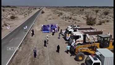 آغاز اصلاح محور گمرکان عنبرآباد؛ گامی مهم در ارتقاء ایمنی جاده‌های روستایی جنوب استان