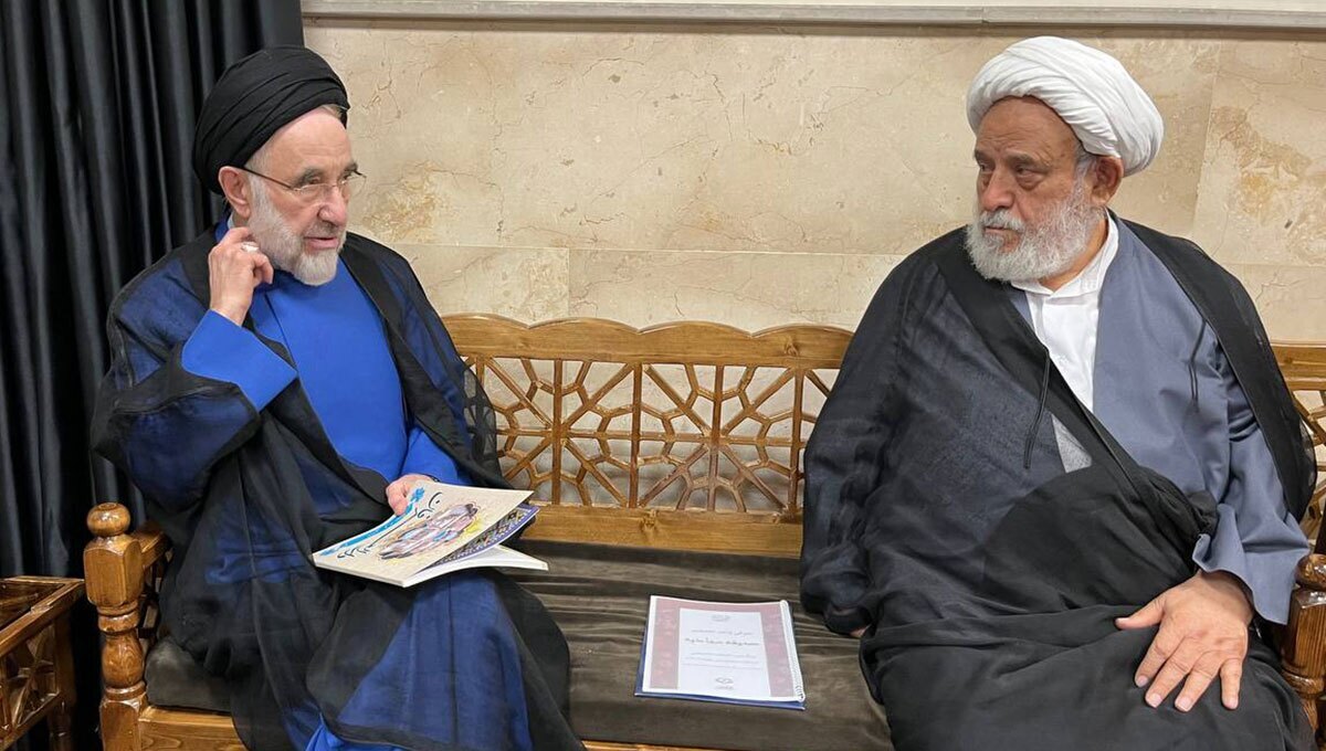 دیدار سیدمحمد خاتمی و شیخ حسین انصاریان (+تصاویر)