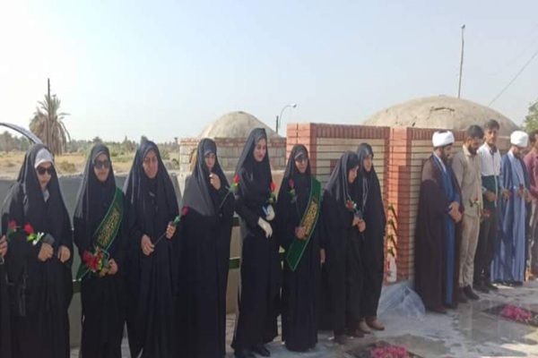 غبارروبی گلزار شهدا با حضور خادمیاران رضوی | اخبار استان کرمان