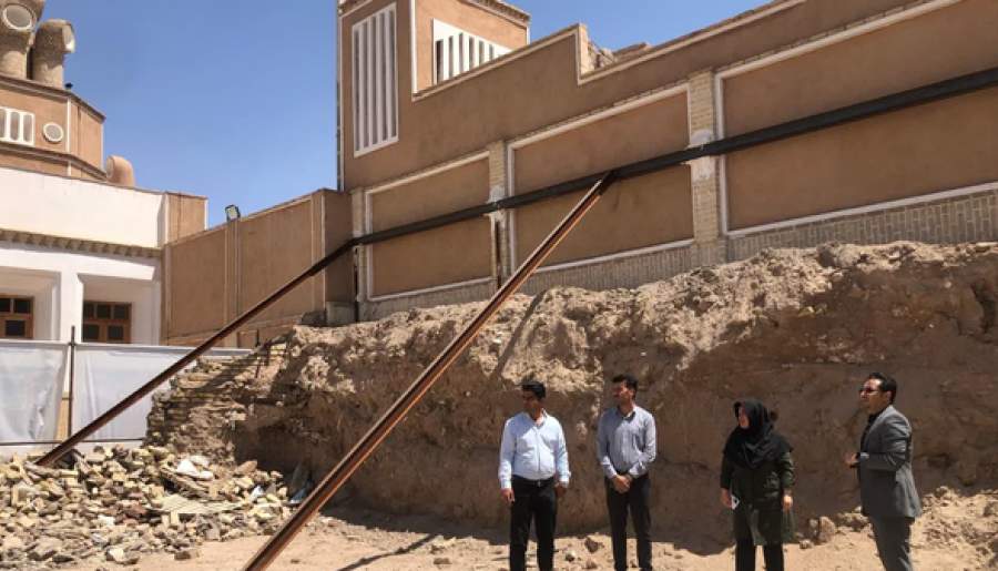 مرحله جدید مرمت بادگیر چپقی سیرجان آغاز شد | اخبار استان کرمان