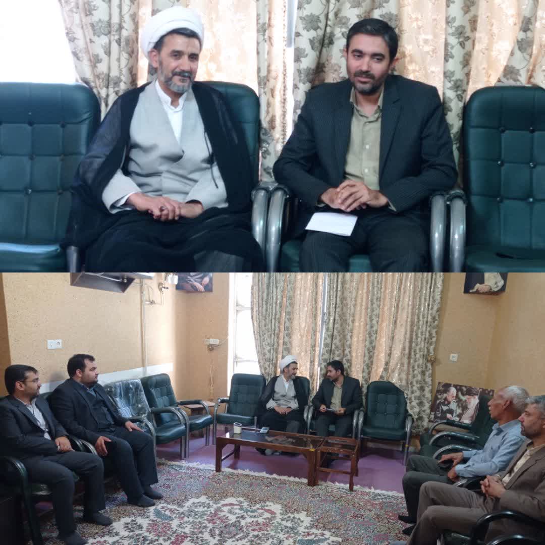 دیدار رئیس جدید دادگستری بافت با امام جمعه؛ تأکید بر هم‌افزایی مسئولان برای ارتقاء خدمات قضایی و پیشگیری از جرم