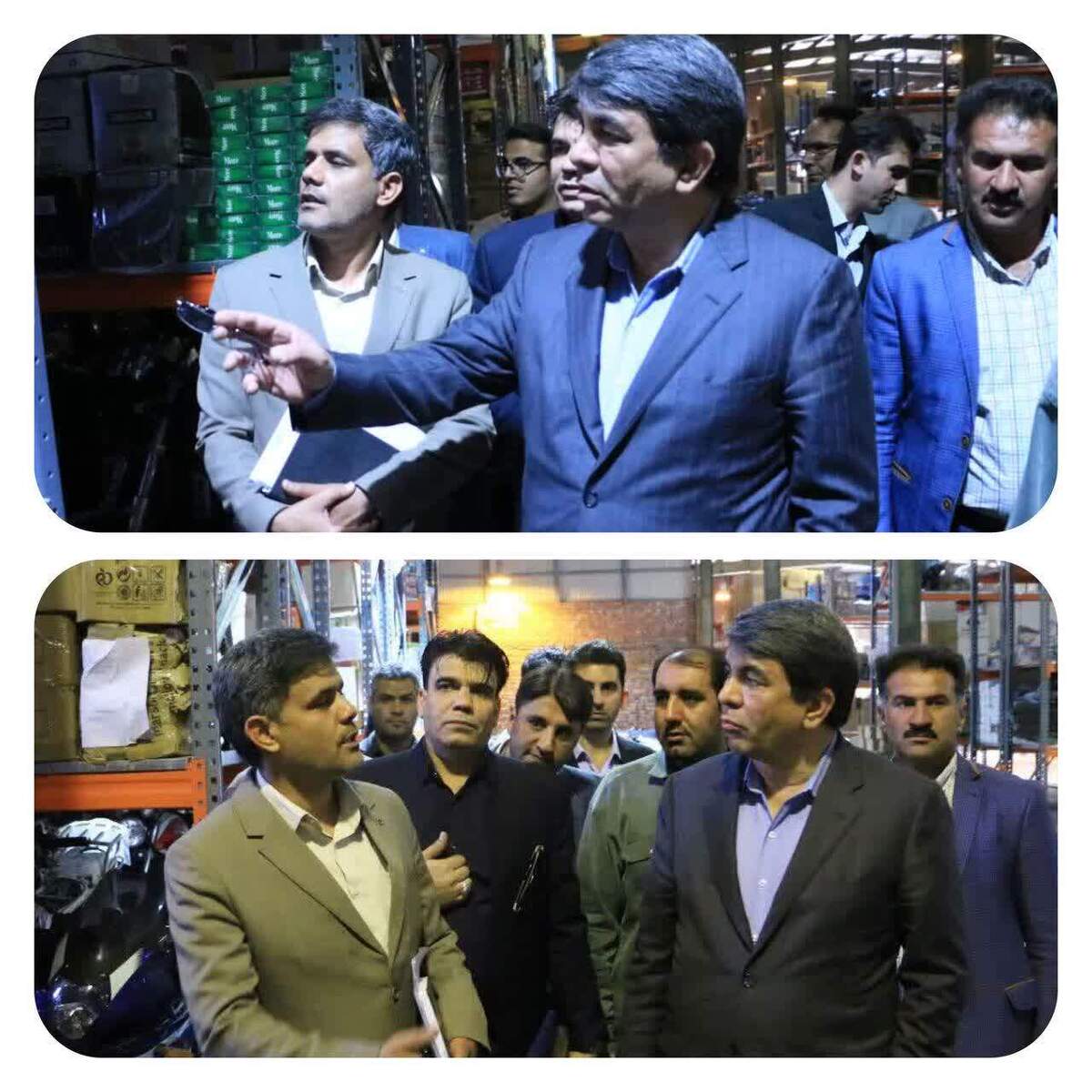 بازدید استاندار کرمان از انبارهای اموال تملیکی؛ تأکید بر رفع چالش‌های نگهداری کالاها
