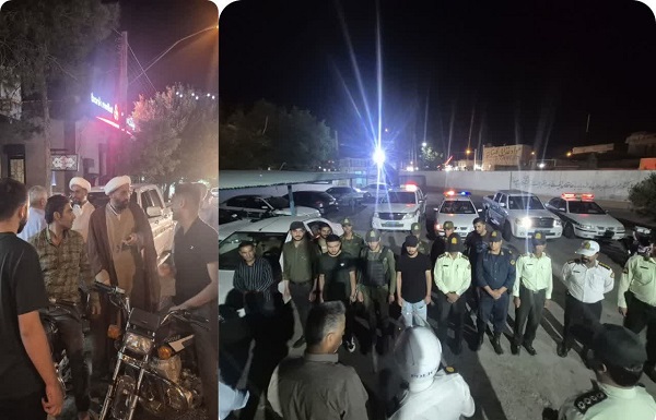 اجرای طرح برخورد قاطع با متخلفان موتورسیکلت و خودروهای آلاینده صوتی در شهرستان انار