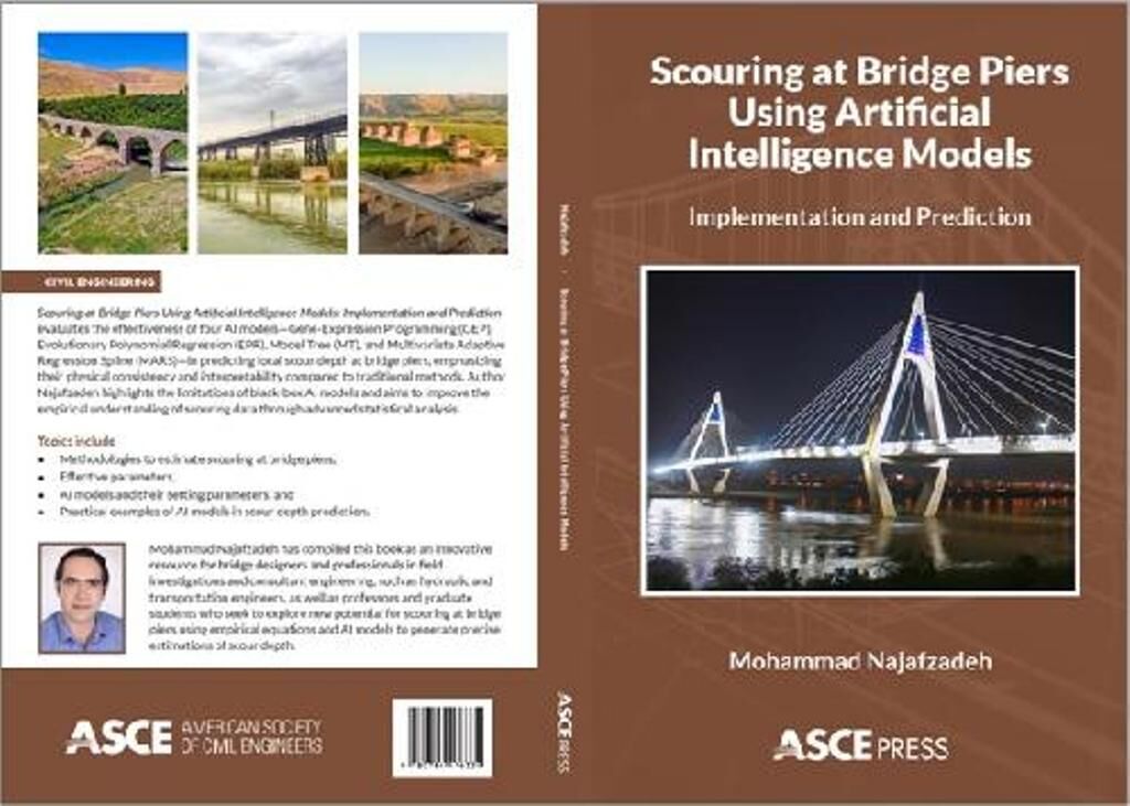 کتابی پیشگامانه از عضو هیات علمی دانشگاه کرمان: هوش مصنوعی در پیش‌بینی آبشستگی پل‌ها | خبر کرمان