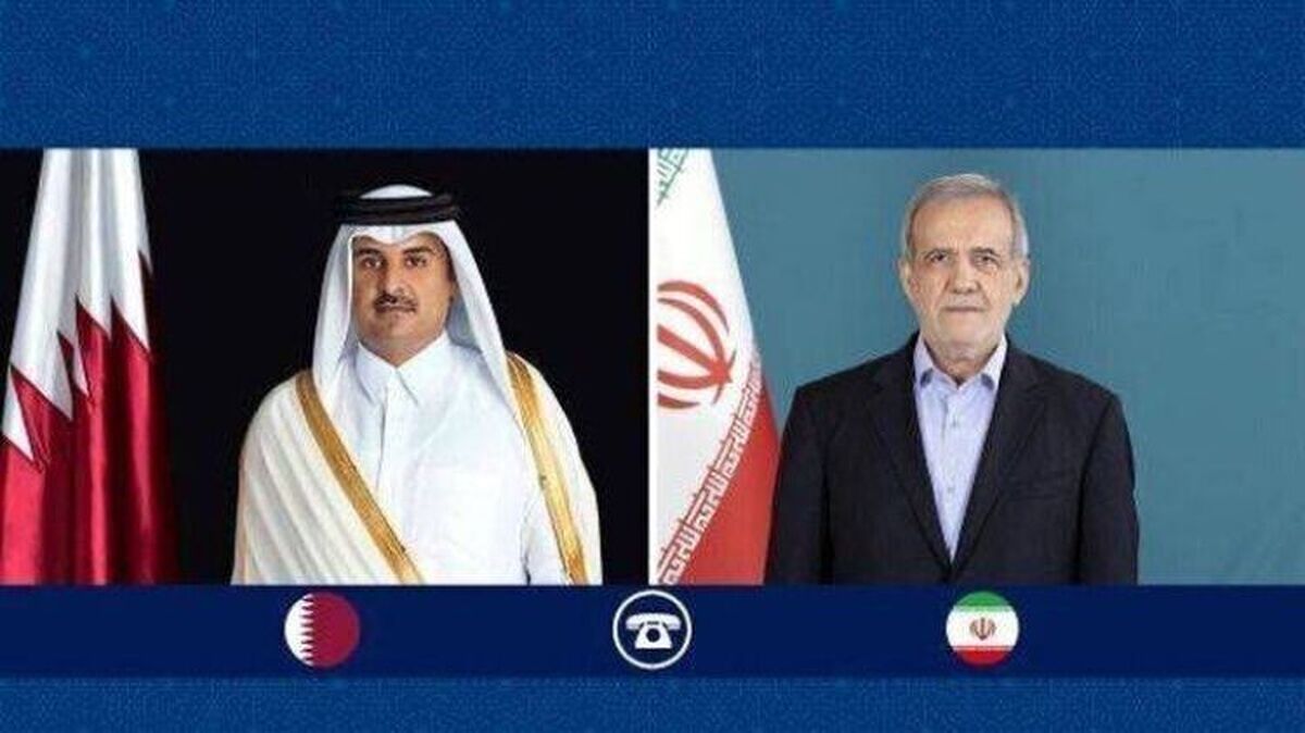 گفت وگوی پزشکیان و امیر قطر؛ تلاش مشترک برای توقف جنایات در غزه