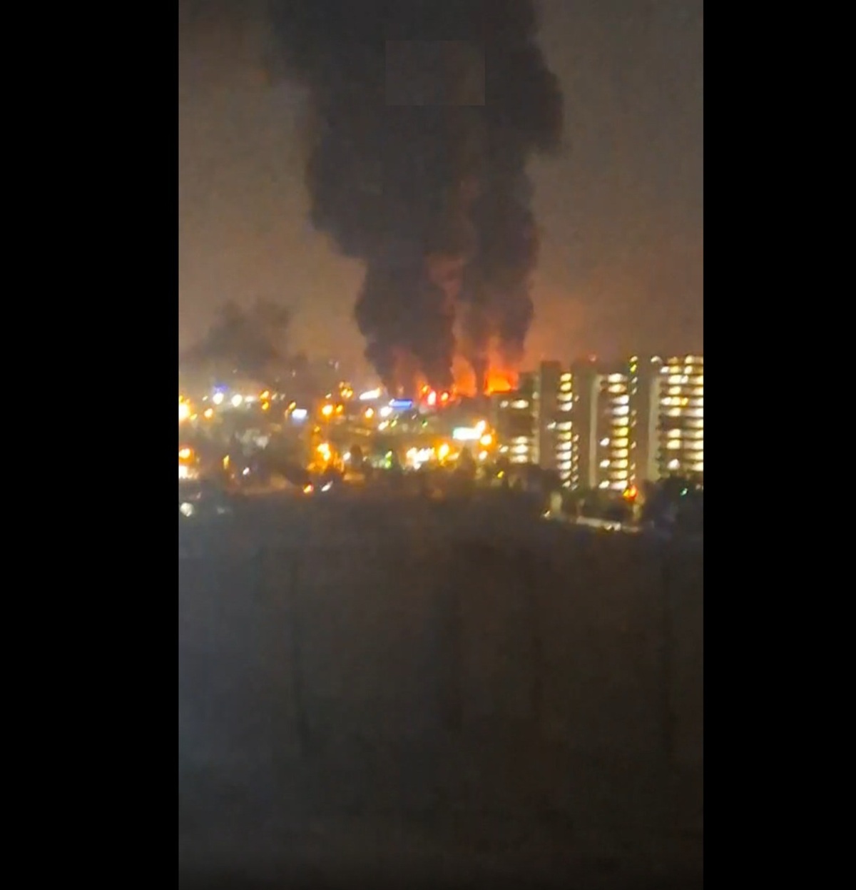 انفجار و آتش سوزی در فرودگاه مهرآباد (عکس+فیلم)