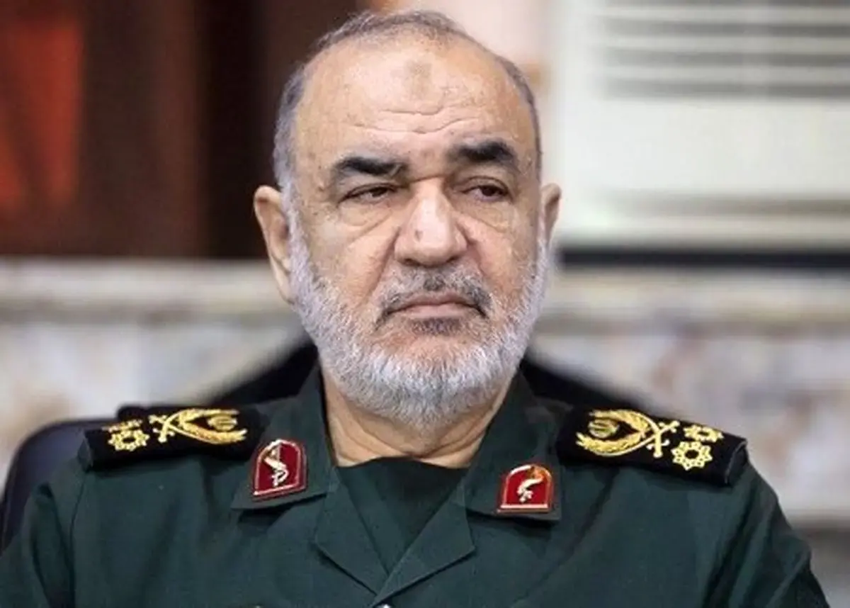 پیکر سردار شهید سلامی در معراج الشهدا (عکس)