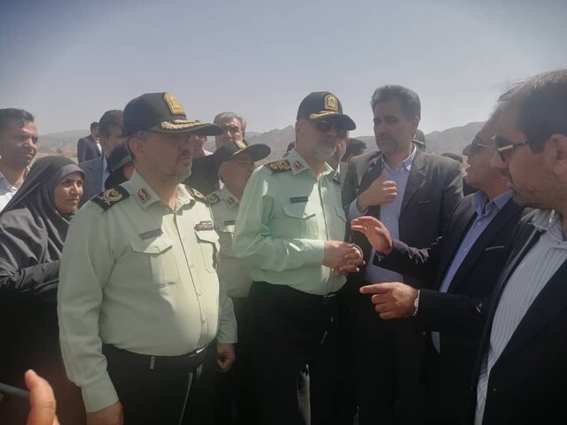 بازدید فرمانده فراجا از زیرساخت‌های نیروی انتظامی در جنوب کرمان | اخبار کرمان و شهرستان ها