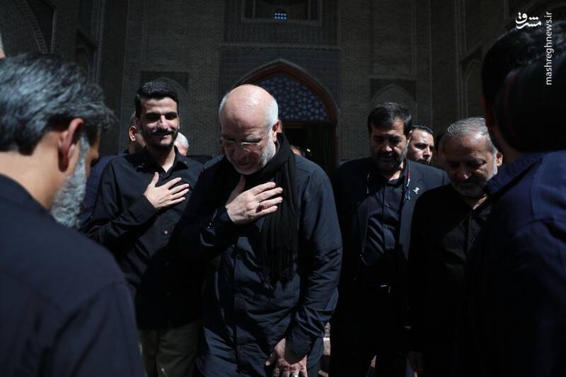 عکس/ حضور قالیباف و پزشکیان در مراسم بزرگداشت سرلشکر شهید کاظمی