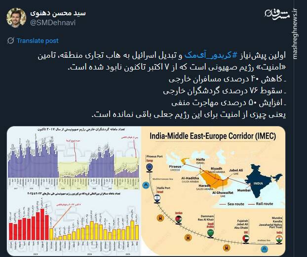 چیزی از امنیت برای رژیم صهیونیستی باقی نمانده