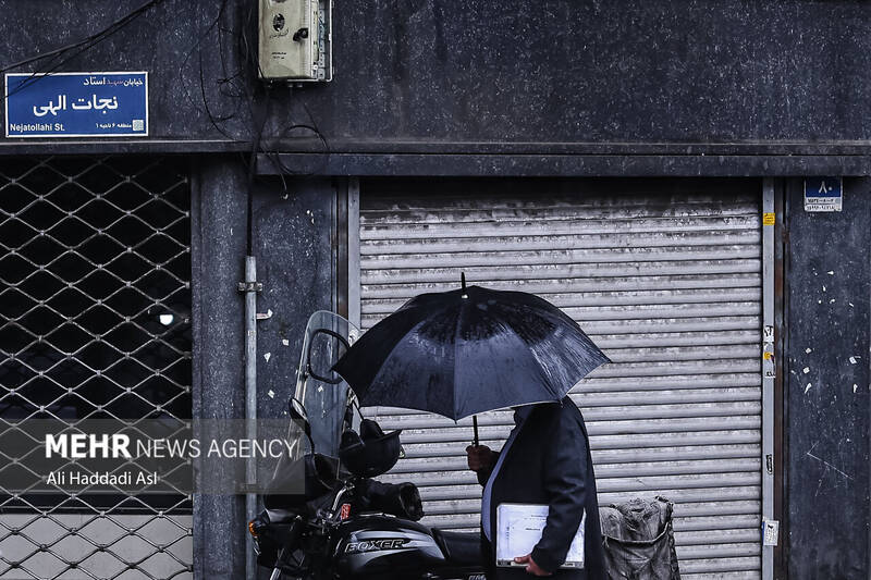 رگبار باران در نوار شمالی و جنوب‌شرق کشور