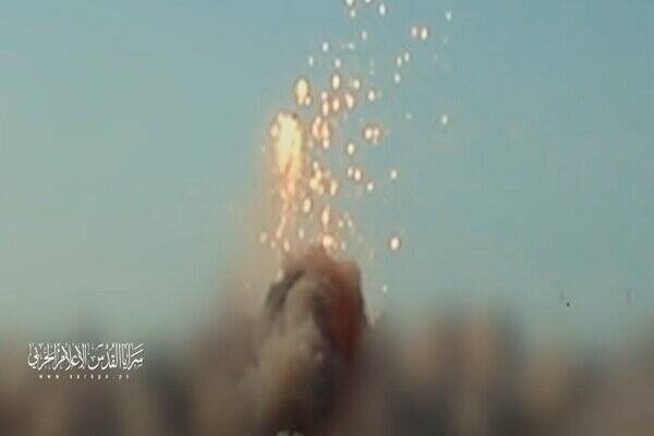 ضربه جدید مقاومت فلسطین به نظامیان اسرائیلی با بمب ضدزره+ فیلم