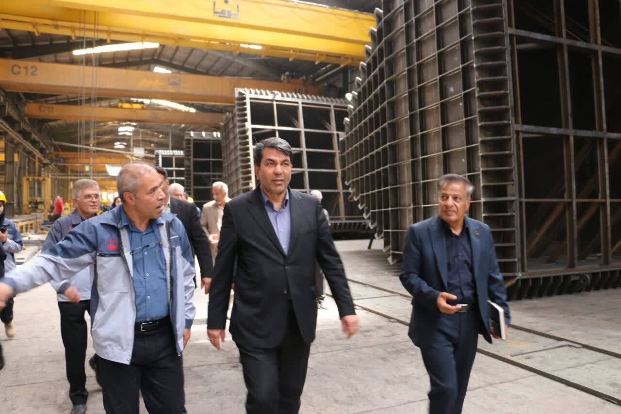استاندار کرمان: صنایع معدنی بزرگ باید از توان مهندسی بومی استفاده کنند/ بازدید از بزرگترین مجموعه تولید سازه‌های فلزی جنوب شرق کشور
