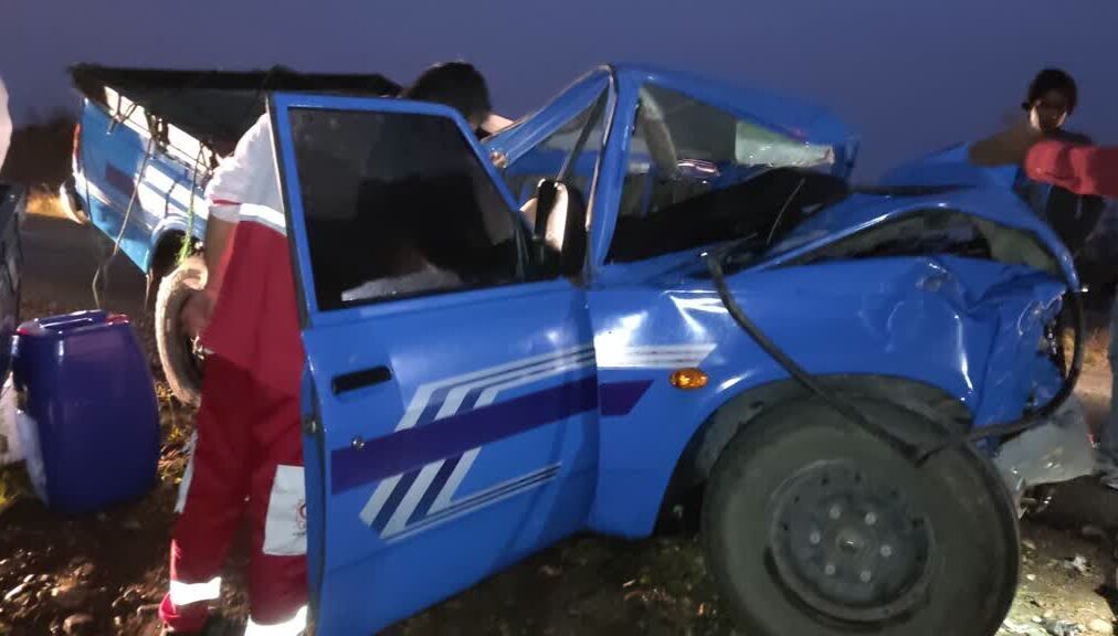 وانت حامل سوخت قاچاق، جان راننده وانت مزدا را گرفت؛ افزایش حوادث ناشی از خودروهای شوتی