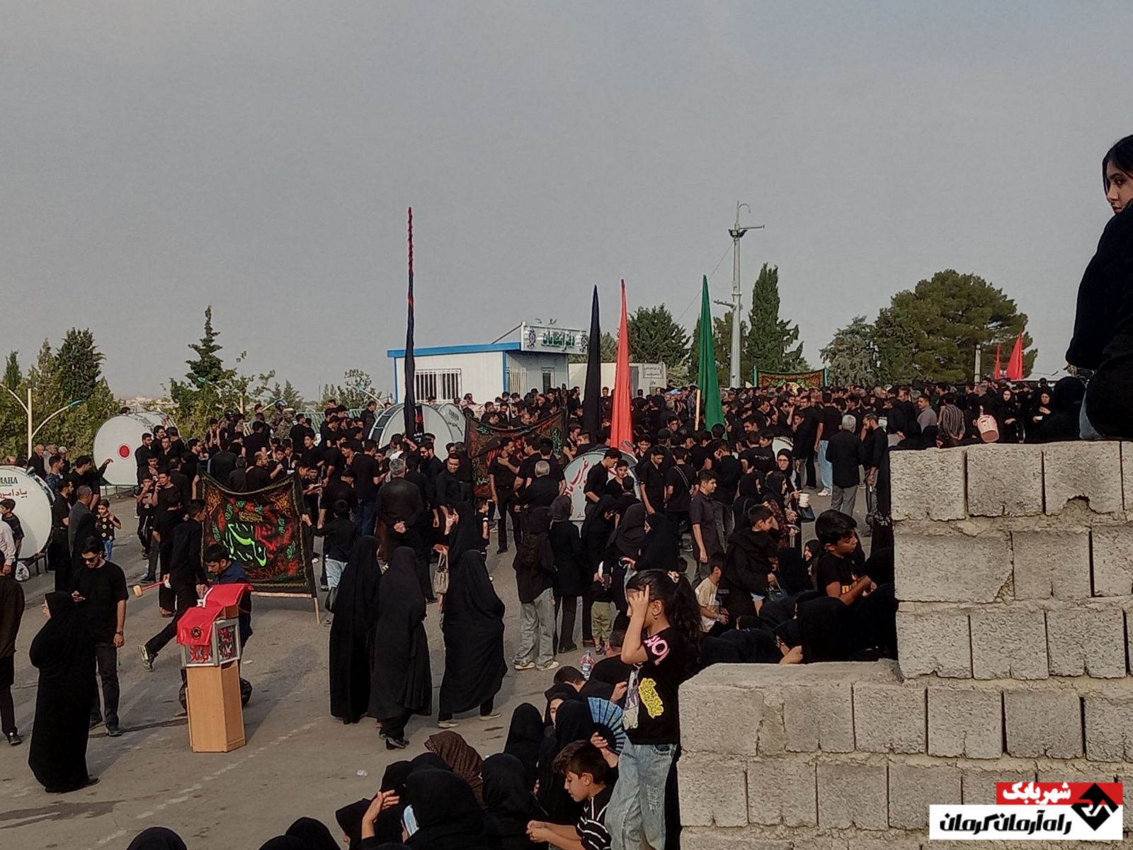 حضور پرشور مردم شهربابک در عاشورای حسینی | اخبار استان کرمان