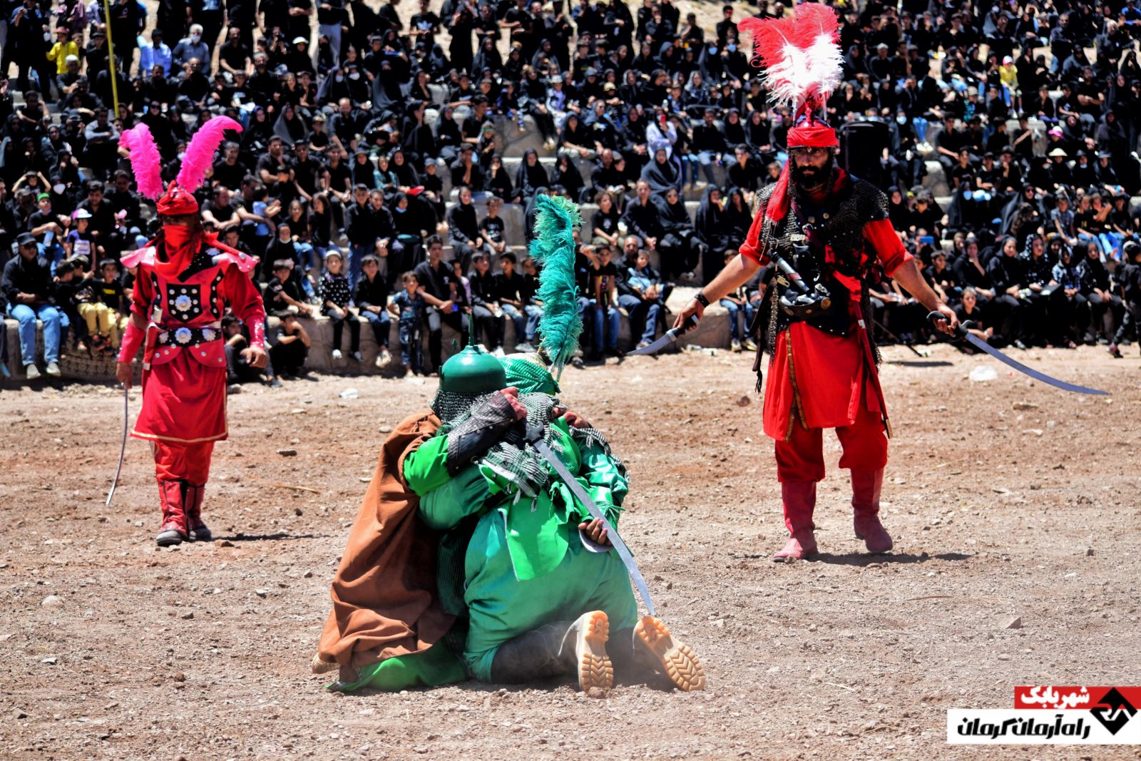 تعزیه‌خوانی آئین هرساله شهر جوزم | اخبار استان کرمان