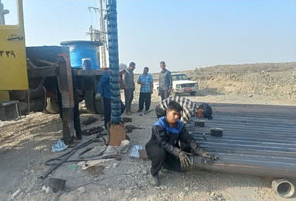 آغاز عملیات اجرایی تجهیز چاه آب حسین‌آباد | اخبار استان کرمان