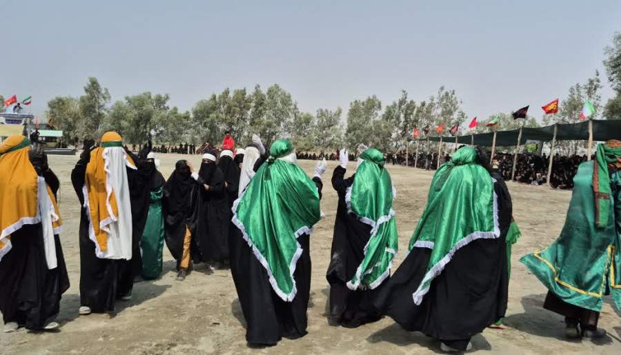 اجرای حرکت نمادین کاروان عاشورا در فاریاب | اخبار استان کرمان