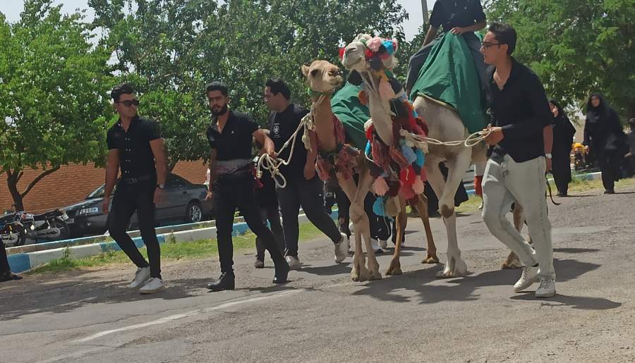 حال و هوای معنوی بلوار بین‌الحرمین کوهبنان | اخبار استان کرمان