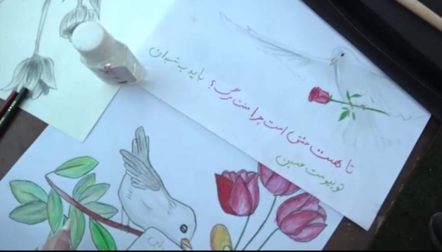 هنرنمایی کودکان زرندی برای شهدای وطن | اخبار استان کرمان