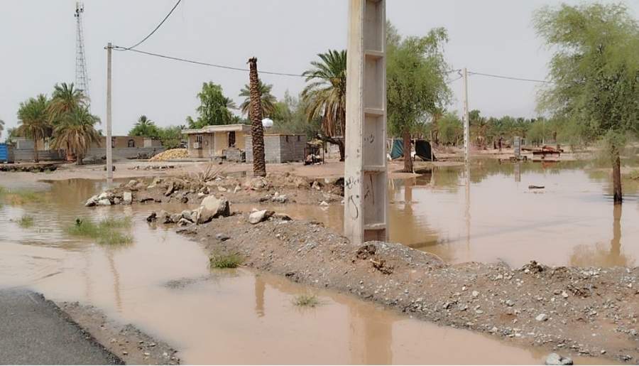 خسارت سیلاب تابستانی در قلعه‌گنج | اخبار استان کرمان