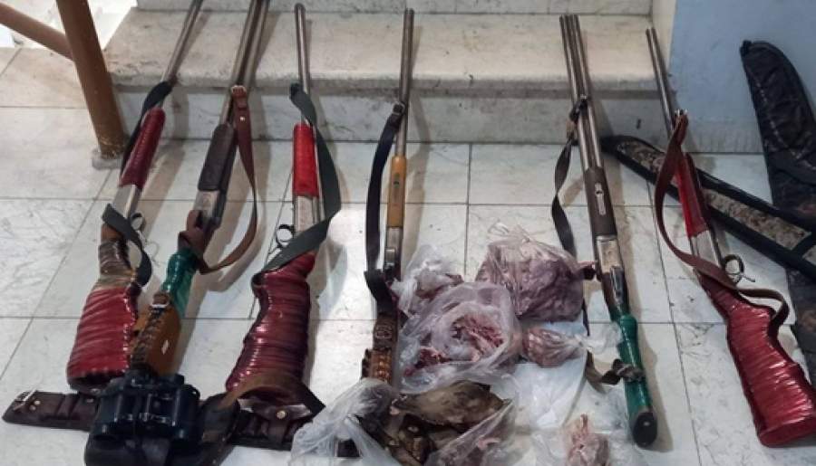 انهدام باند بزرگ متخلفان شکار غیرمجاز در بم