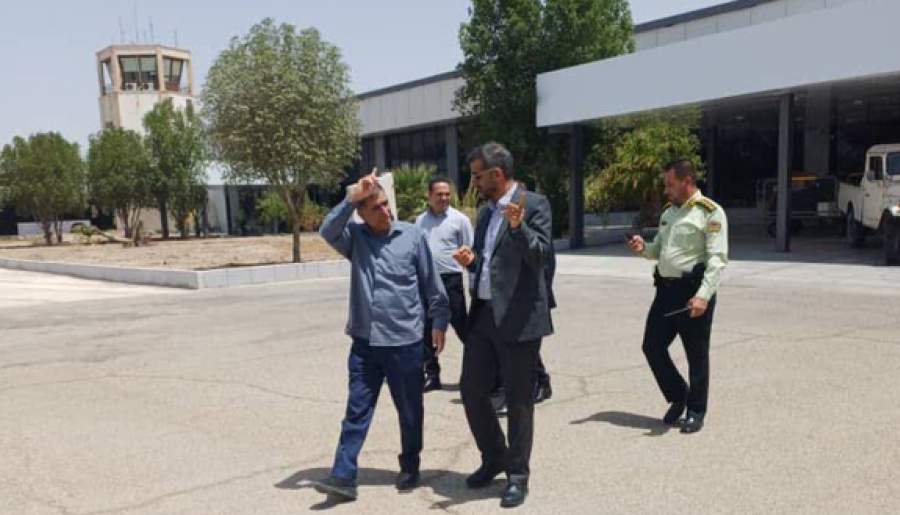 دیوار حفاظتی ۱۰ کیلومتری فرودگاه جیرفت تکمیل می‌شود | اخبار استان کرمان