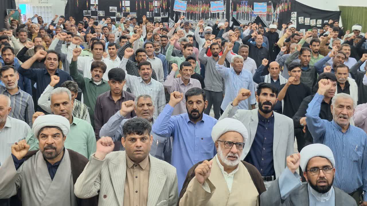 فریاد رودباری‌ها علیه صهیونیسم در جمعه خشم | اخبار استان کرمان