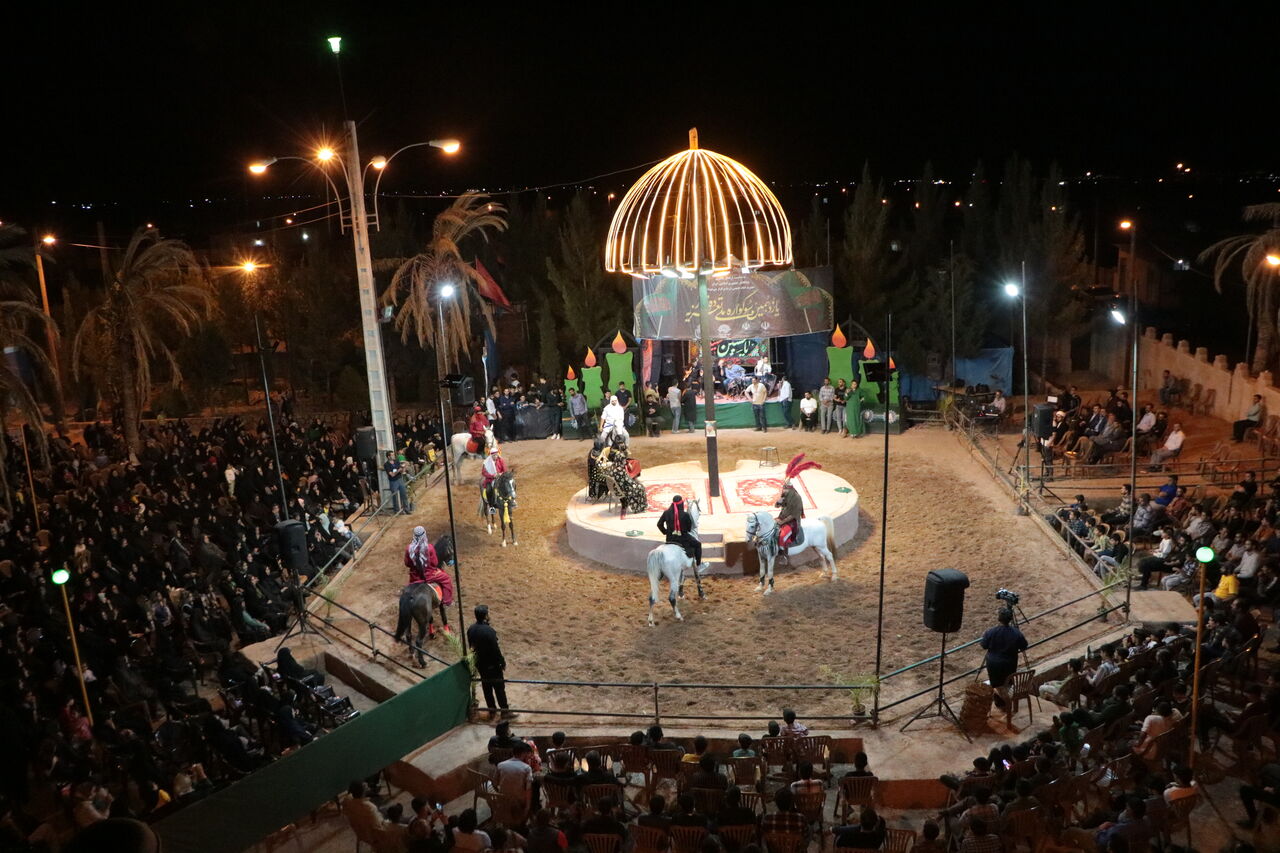 هنر آیینی کرمان در بوشهر؛ گروه تعزیه ده‌زیار در سوگواره ملی شبیه‌خوانی می‌کند